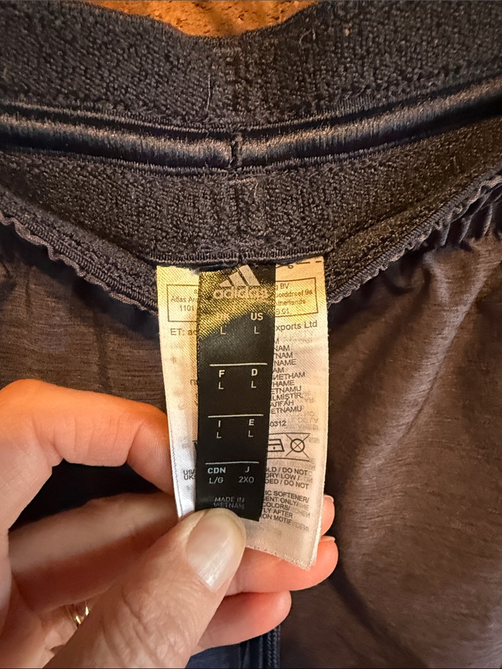 adidas Men's Athletic Shorts — Heather Charcoal - Picture 2 of 3